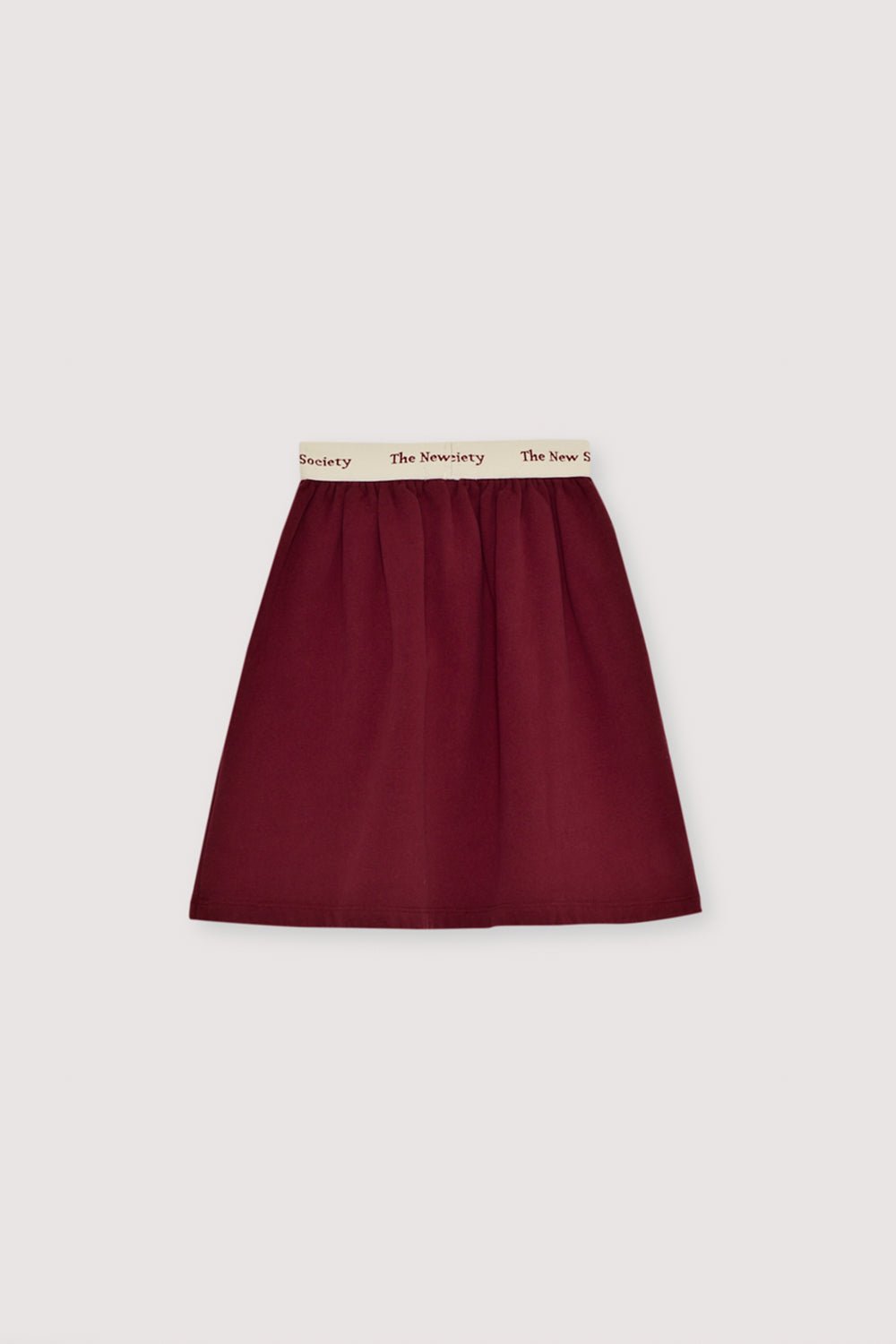 The New Society TNS Logo Special Skirt Plum gonna lunga prugna