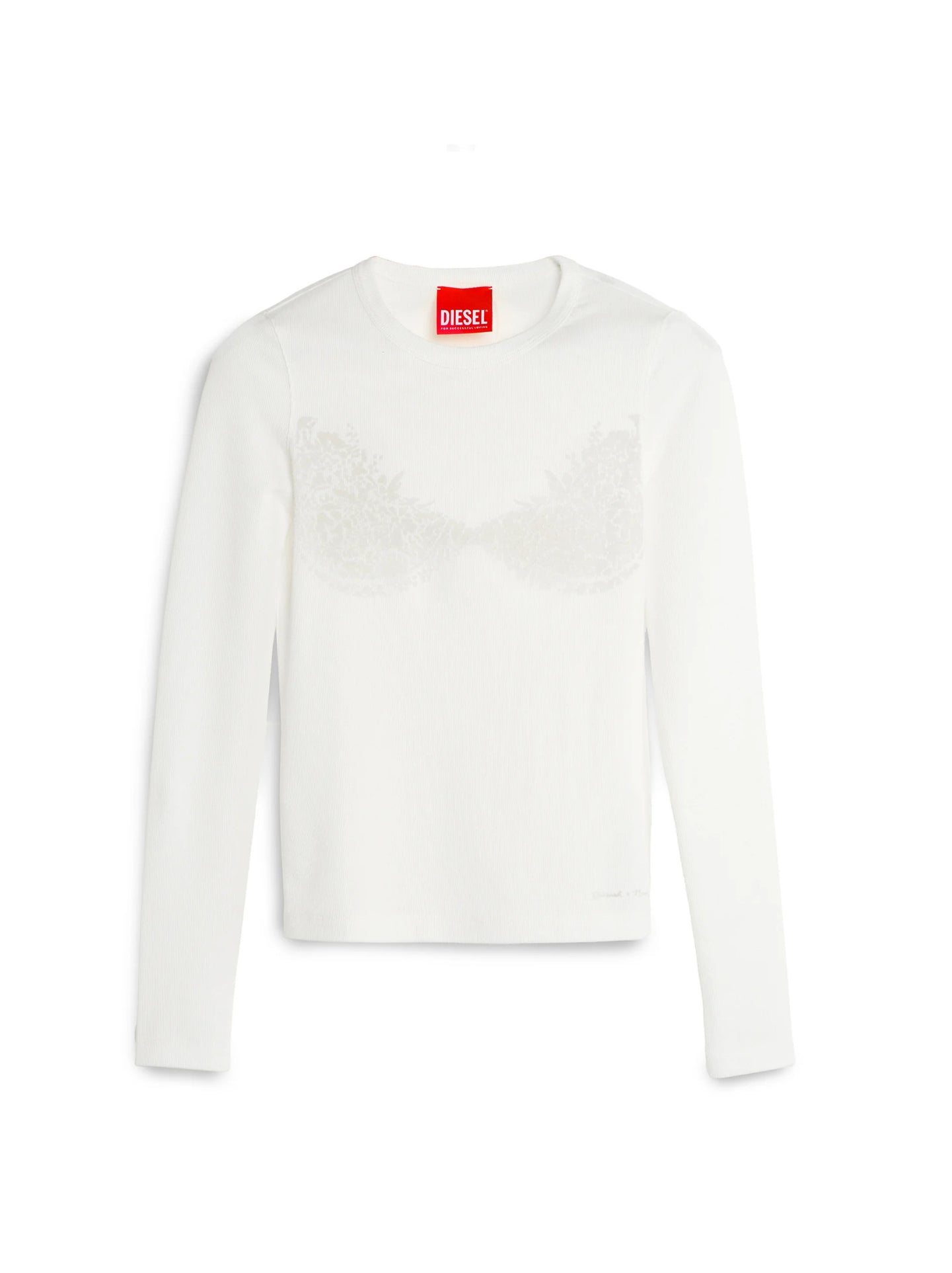 Diesel Capsule P017990SPFB100 maglia bianca donna