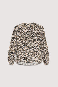 THE NEW SOCIETY Nelia Woman Blouse blusa leopardata lyocell