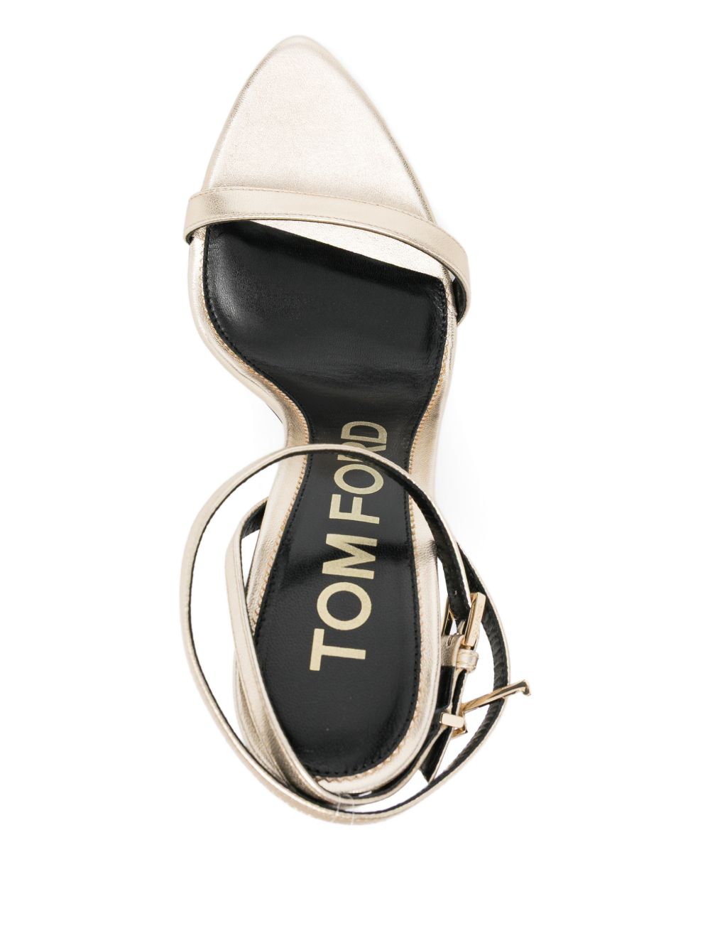 Tom Ford W2272 scarpe con tacco pale gold