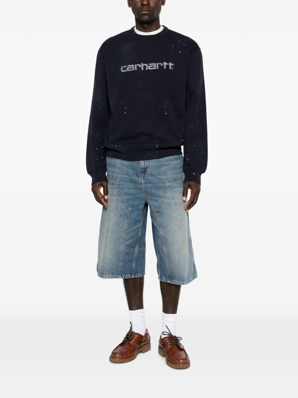 Carhartt I036899 felpa Dark Navy uomo