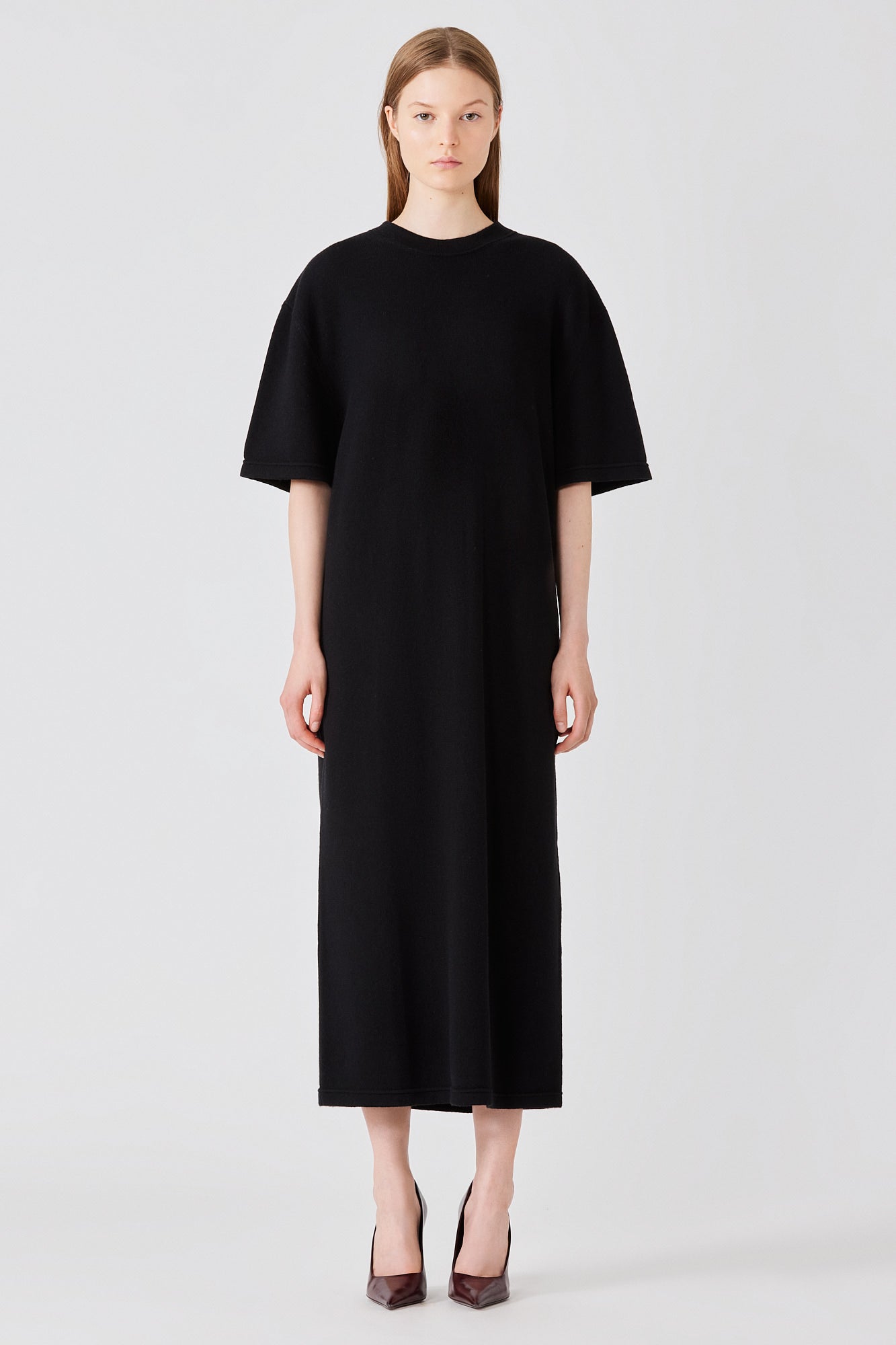 Sa Su Phi Vestito Maglia Lungo vestito cashmere nero