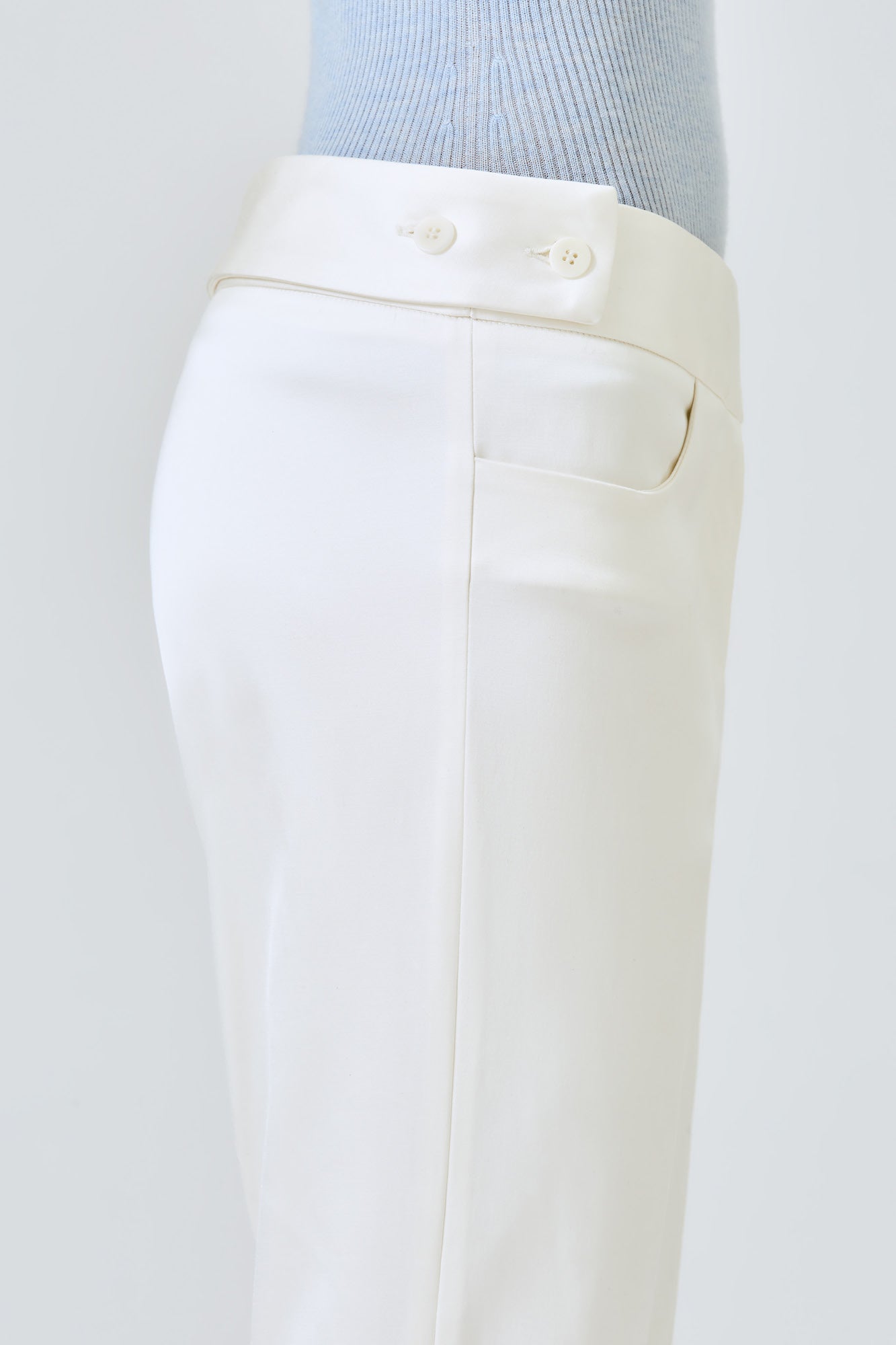 Sa Su Phi Elena pantaloni seta cotone avorio 38