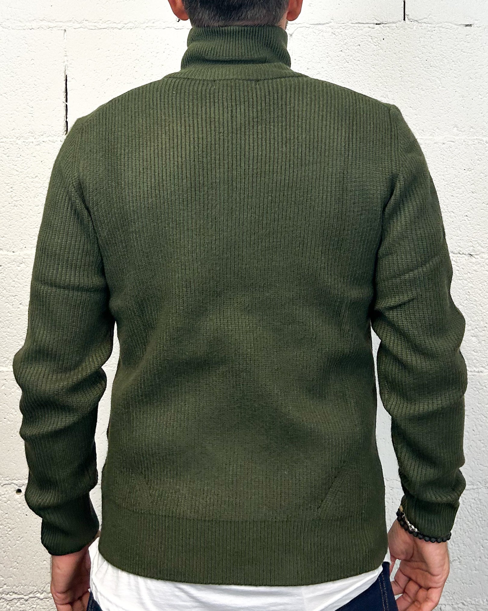 ONLYONE Gianni Lupo Military pull zip giacca felpa