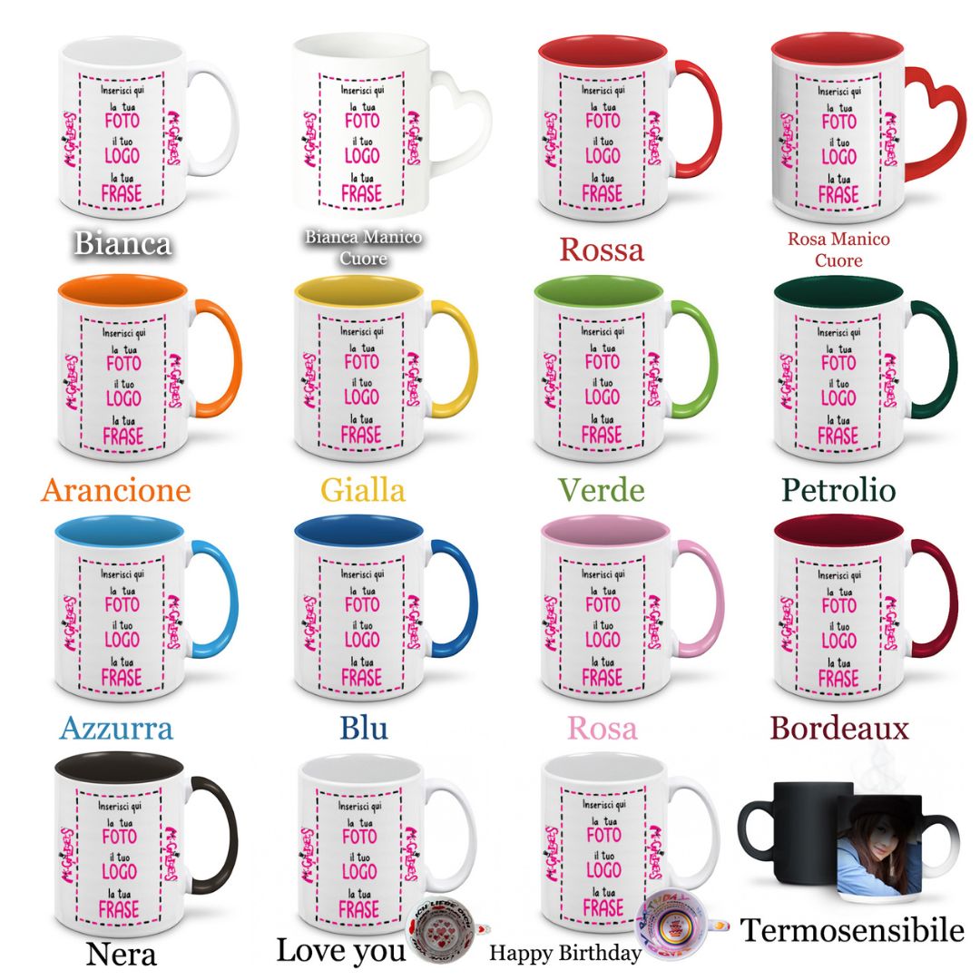 Mr. Gadgets Tazza Personalizzabile Ceramica 350 ml