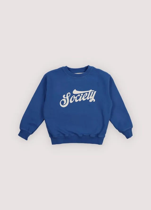 The New Society Tilo Sweatshirt felpa blu mare 6 anni