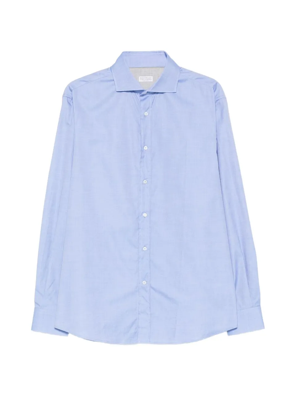 Brunello Cucinelli MBUC40627 camicia azzurro scuro