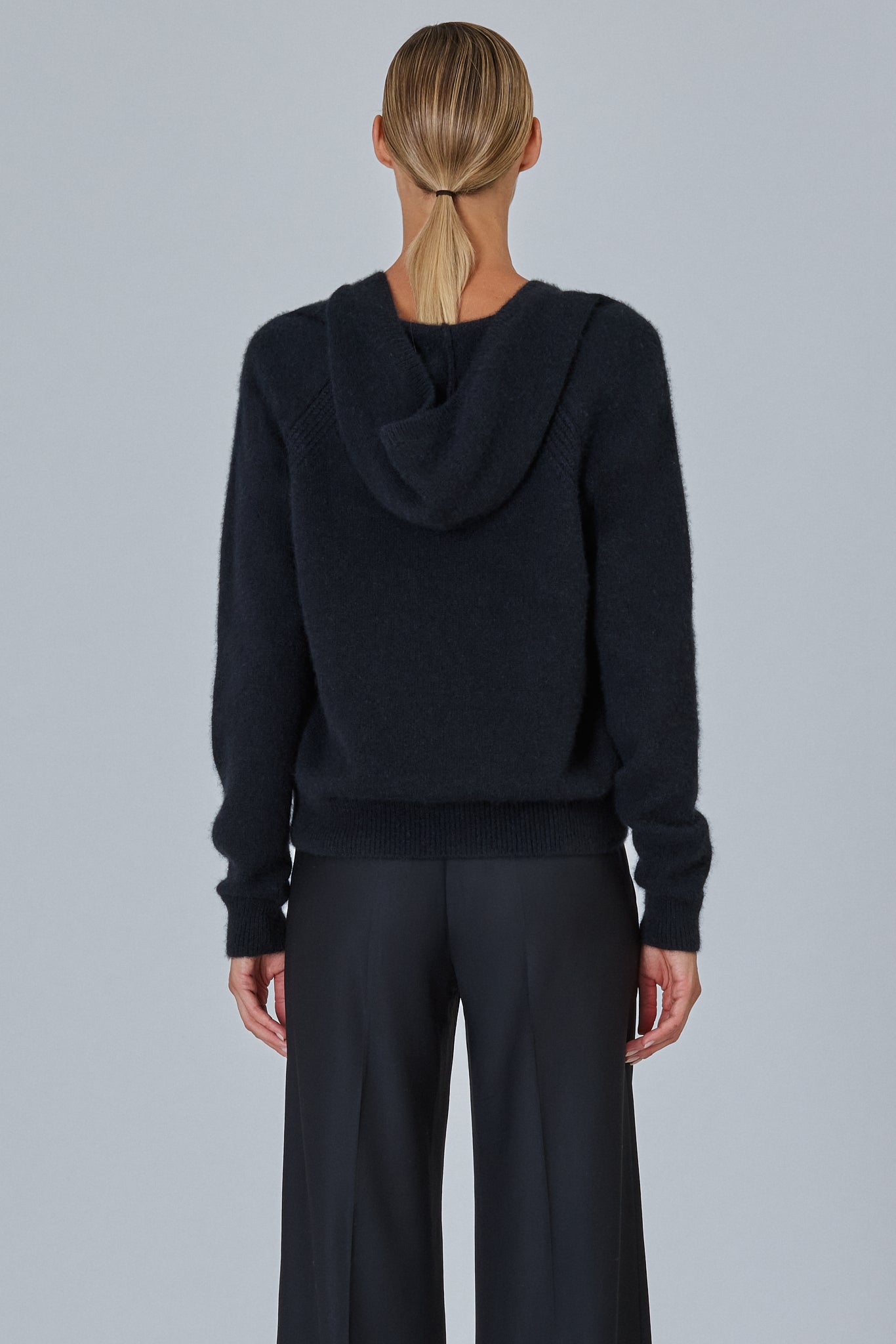 Sa Su Phi Hoody maglione cappuccio cashmere