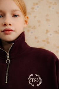 The New Society Mochi Teen Polo Winetasting polo cotone zip