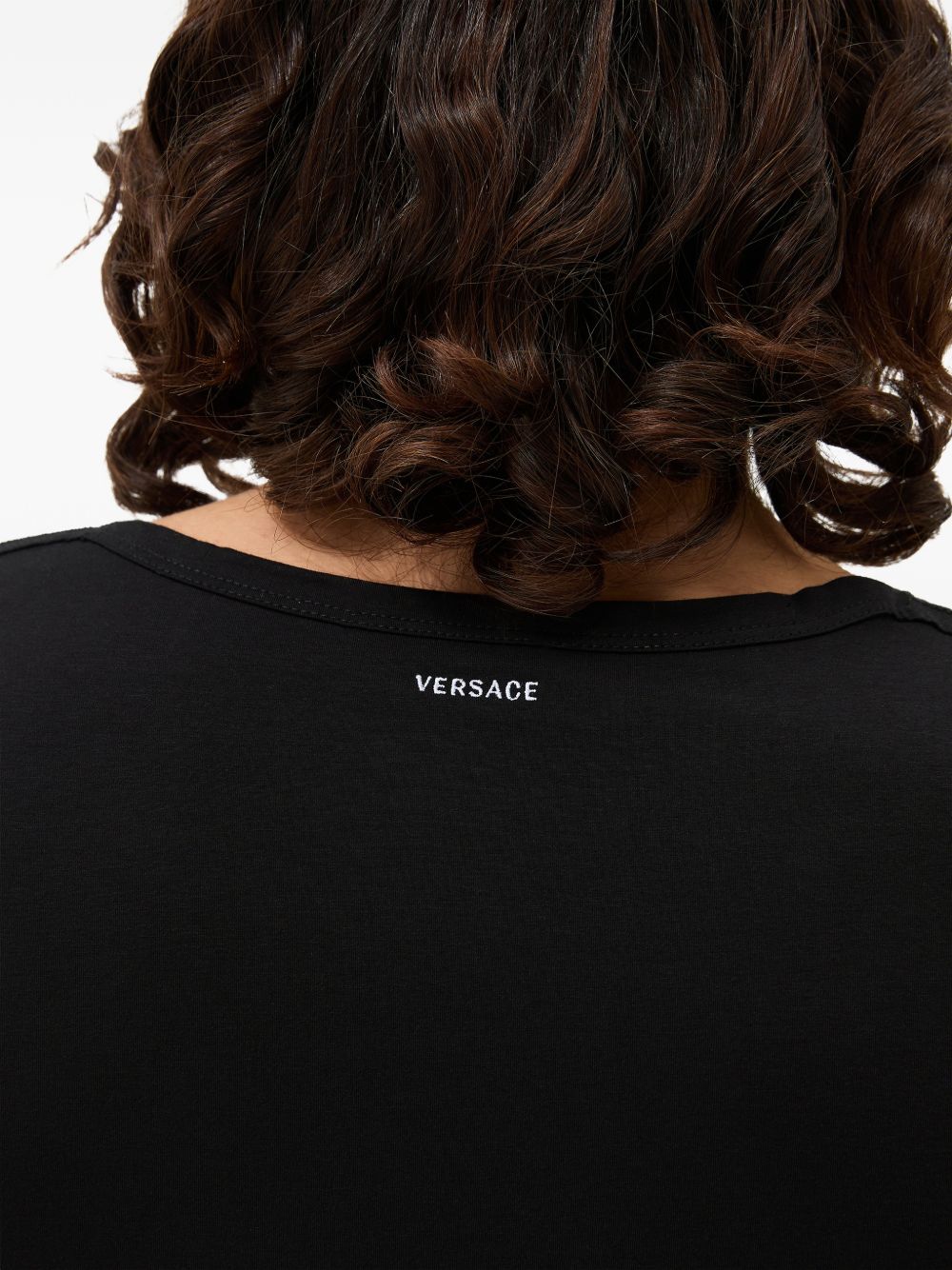 Versace 1024228 t-shirt uomo nera maniche corte