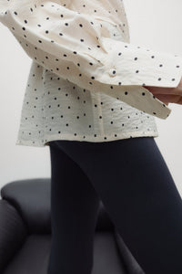 The New Society Polka camicia donna pois viscosa