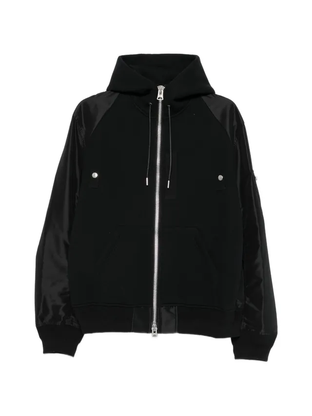 Sacai 26-04136M Felpa Nera Uomo