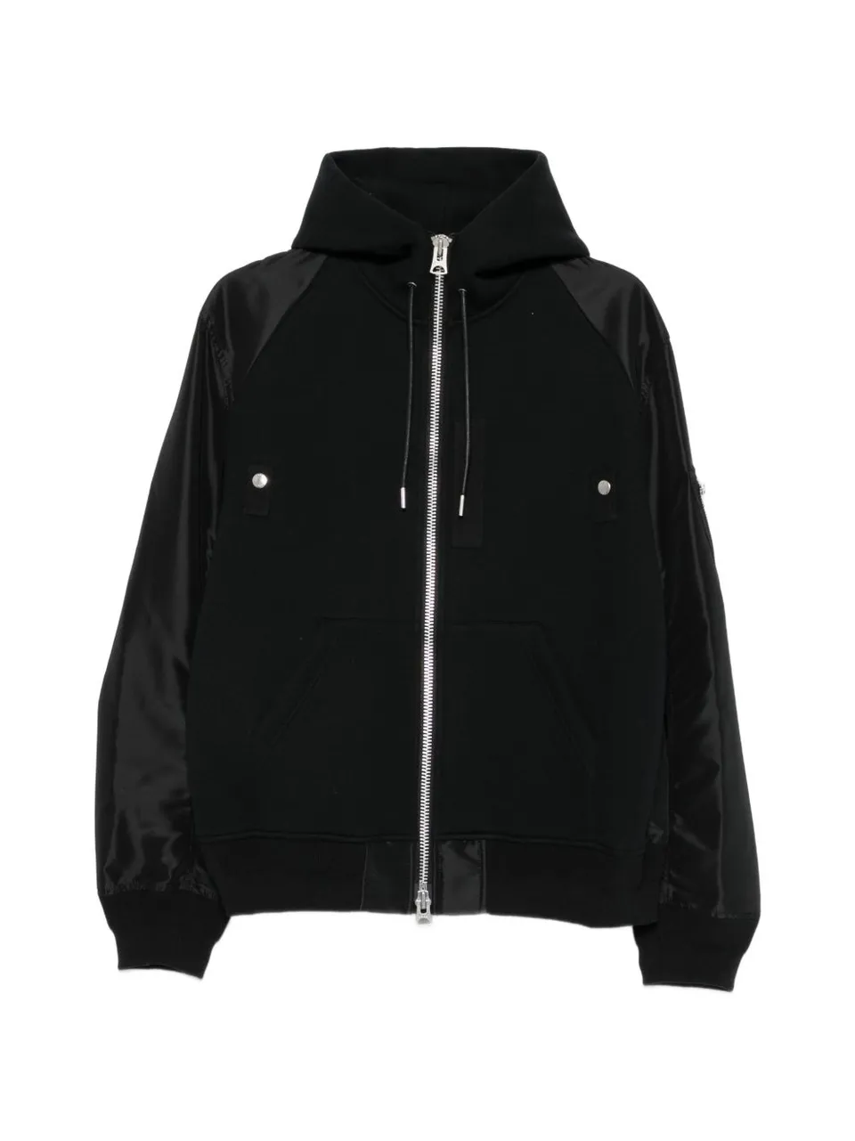 Sacai 26-04136M Felpa Nera Uomo