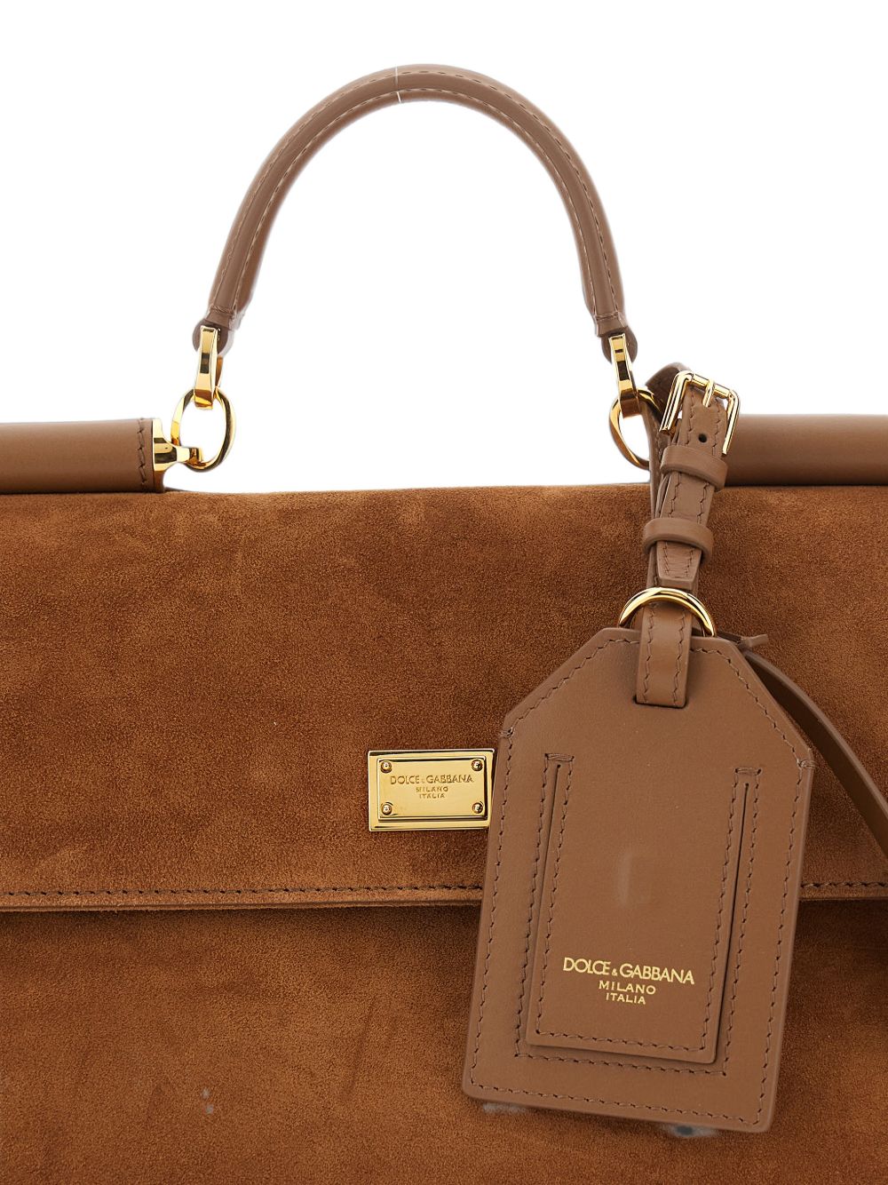 Dolce & Gabbana BB7782 borsa a mano cammello