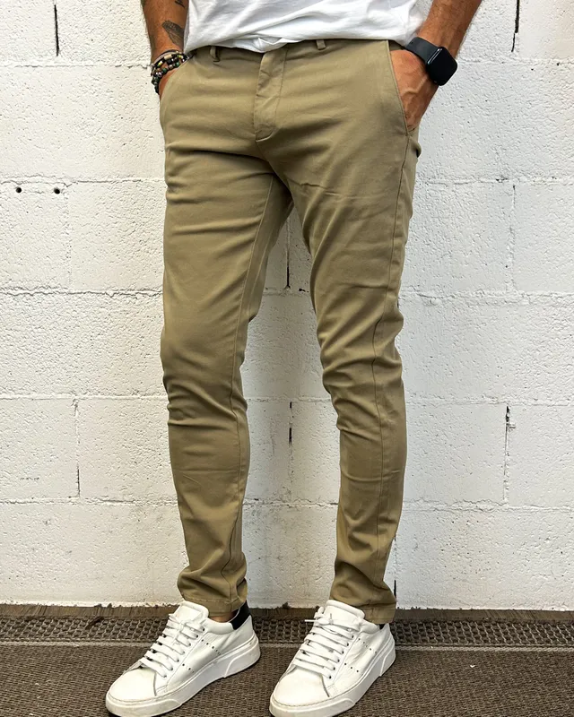 ONLYONE Gianni Lupo Tahoma Slim chino camel vestibilità slim