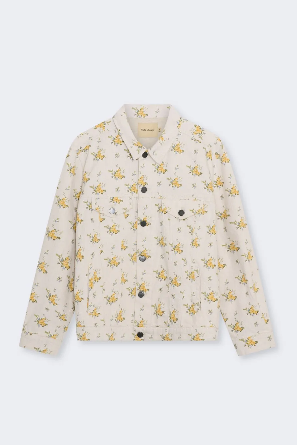 The New Society Mimosa giacca donna denim oversize cotone bio