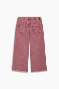 The New Society TNS Denim Wide Leg jeans donna blu denim