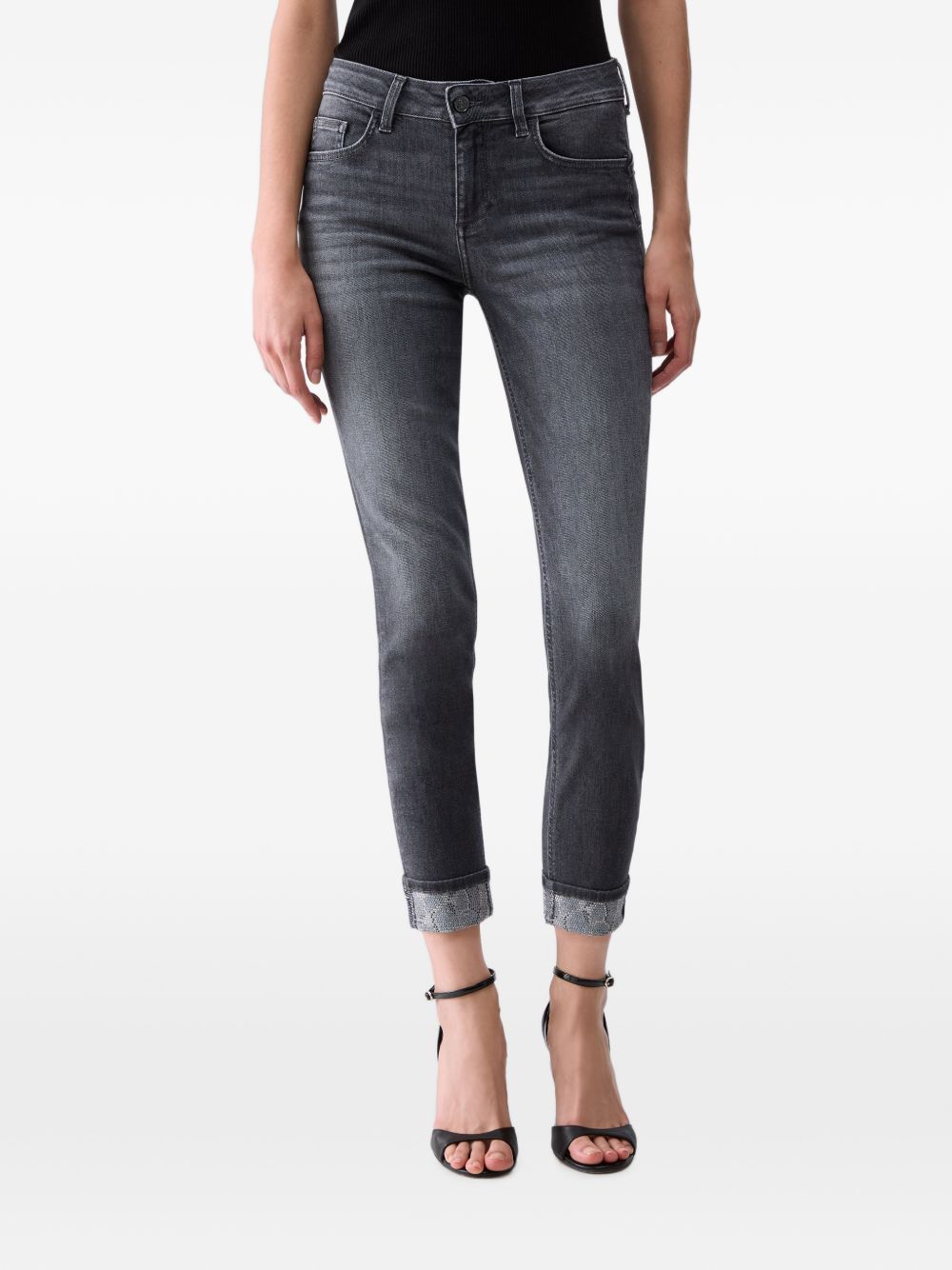 Liu Jo Blue Denim UF6006D0305 jeans grigio donna