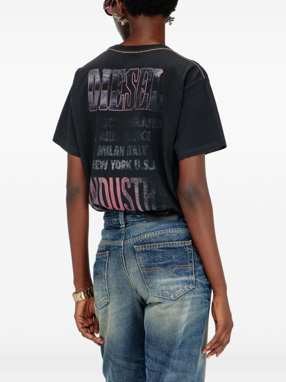Diesel A25932 t-shirt donna invernale