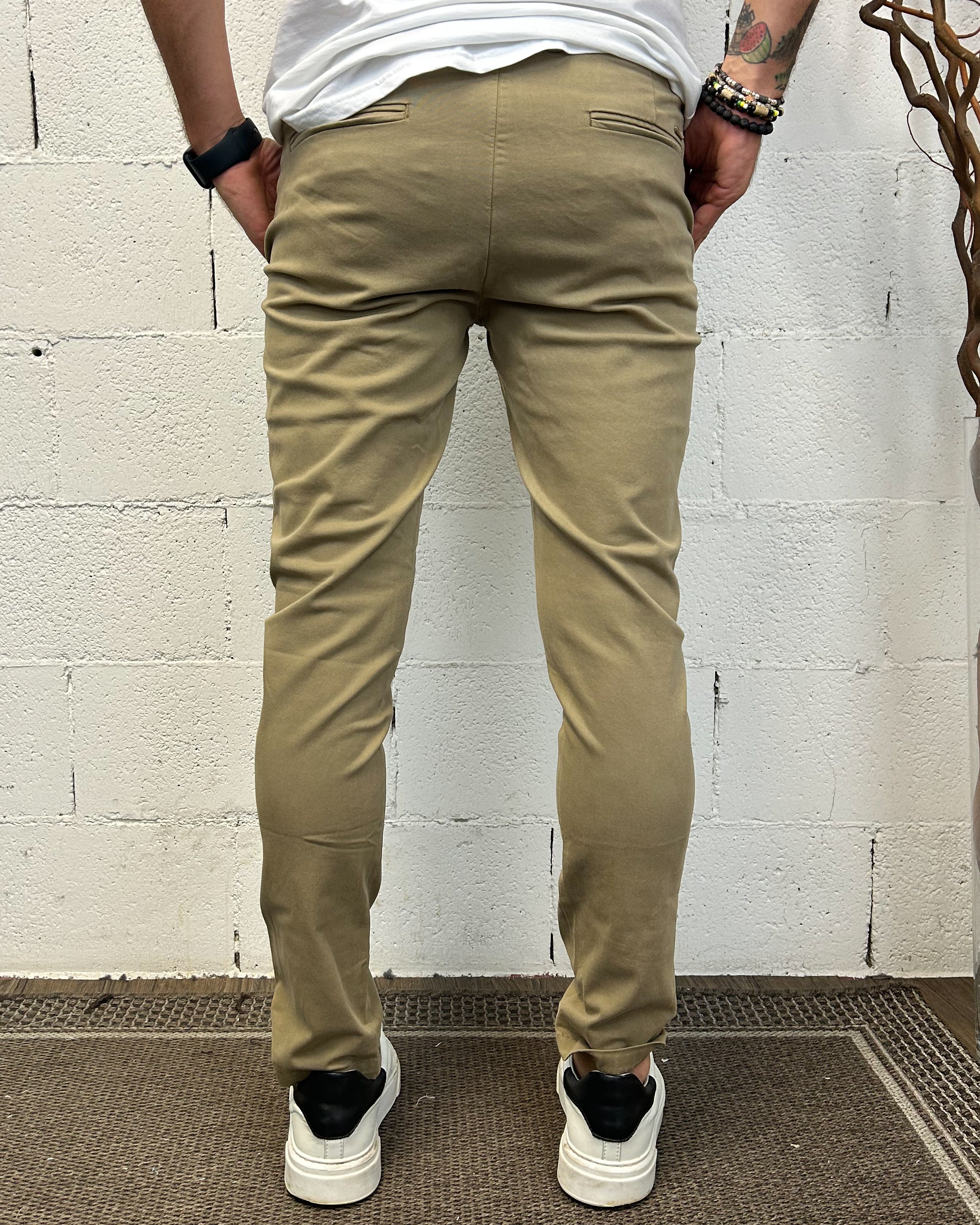 ONLYONE Gianni Lupo Tahoma Slim chino camel vestibilità slim