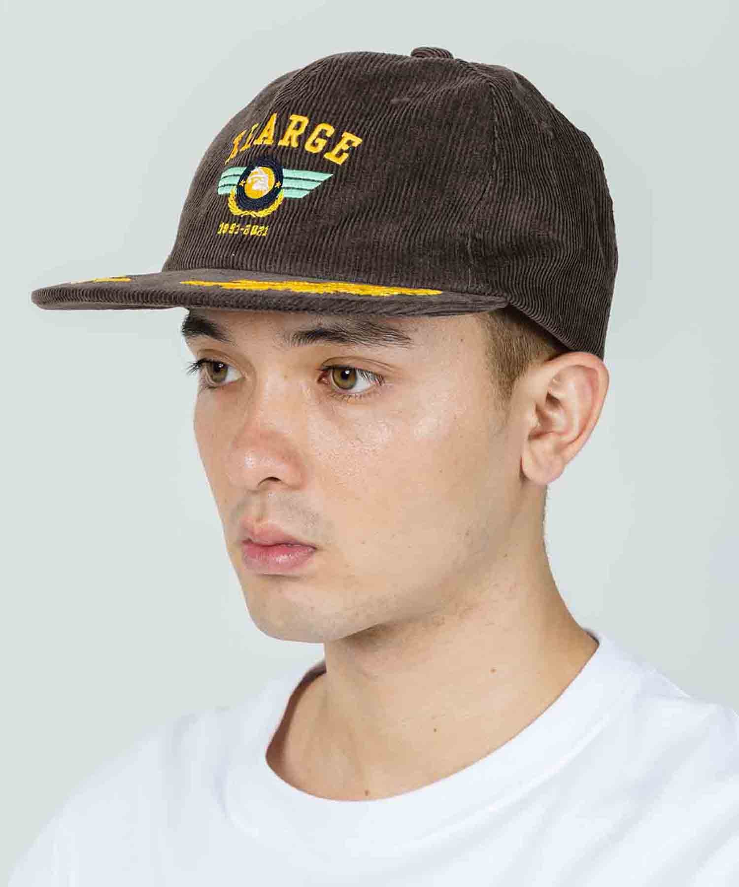 X-Large Pilot Logo Embroidery cappellino velluto