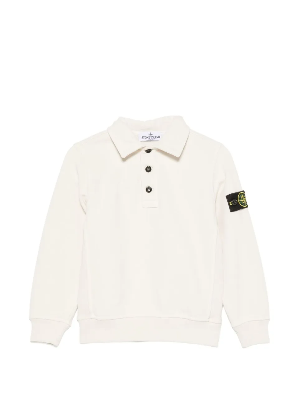 Stone Island Junior L2S166100012 polo bianca bimbo