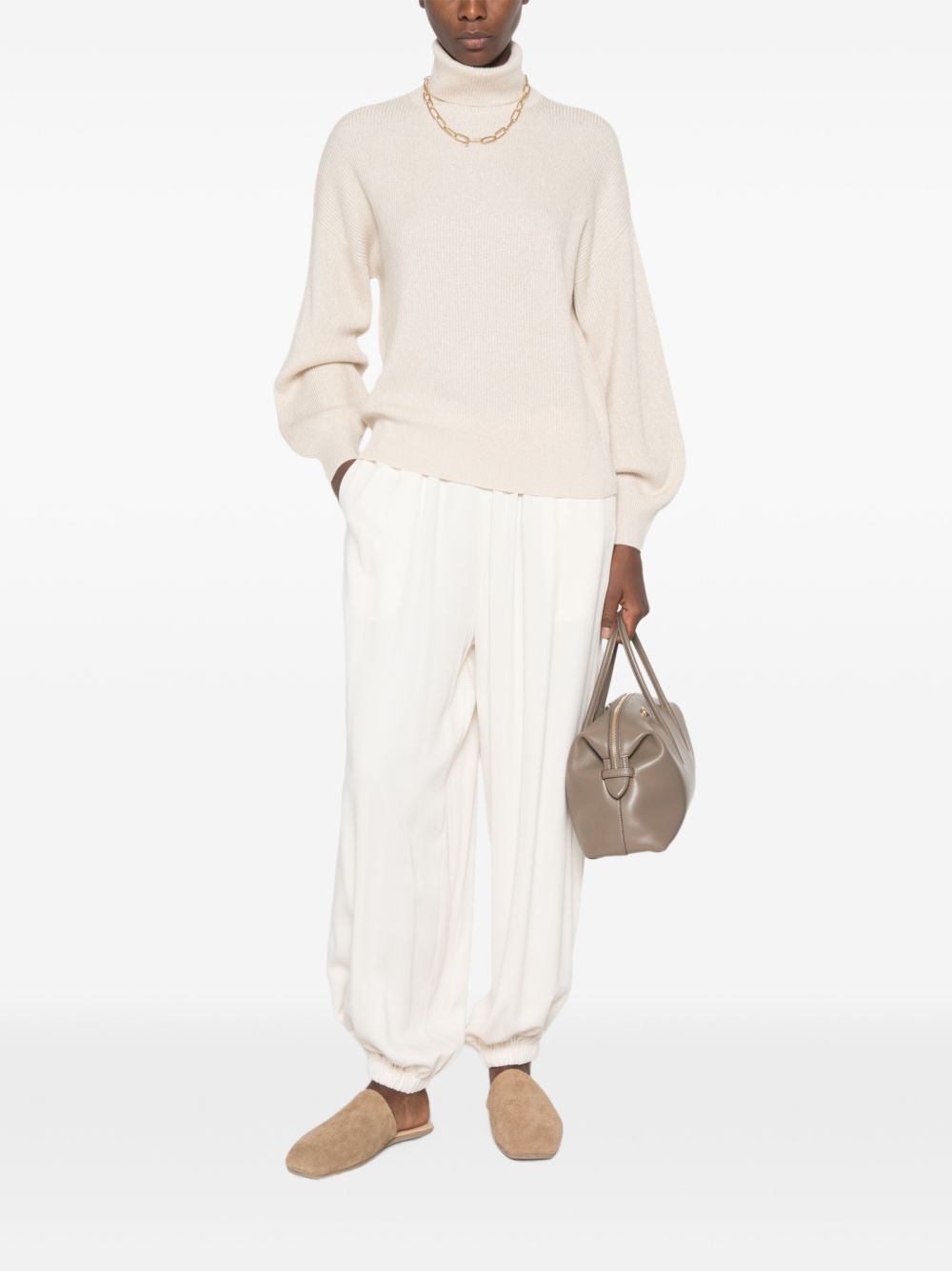Brunello Cucinelli M1E224744 maglia burro gold
