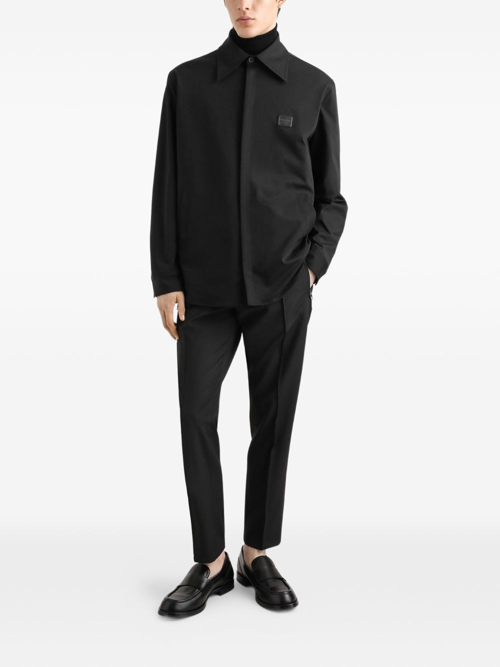 Dolce & Gabbana G5LQ3T camicia nera uomo