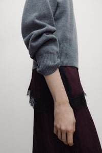 The New Society Halo Pantaloni Donna Viscosa Bordeaux