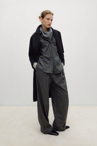 The New Society Opal camicia lana taschino donna