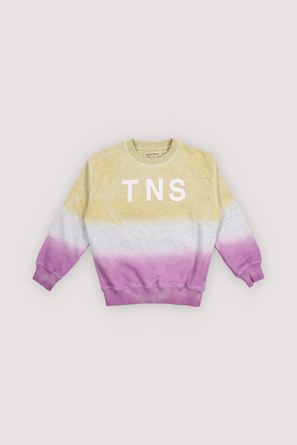 The New Society Tie Dye felpa rosa 6 anni in cotone