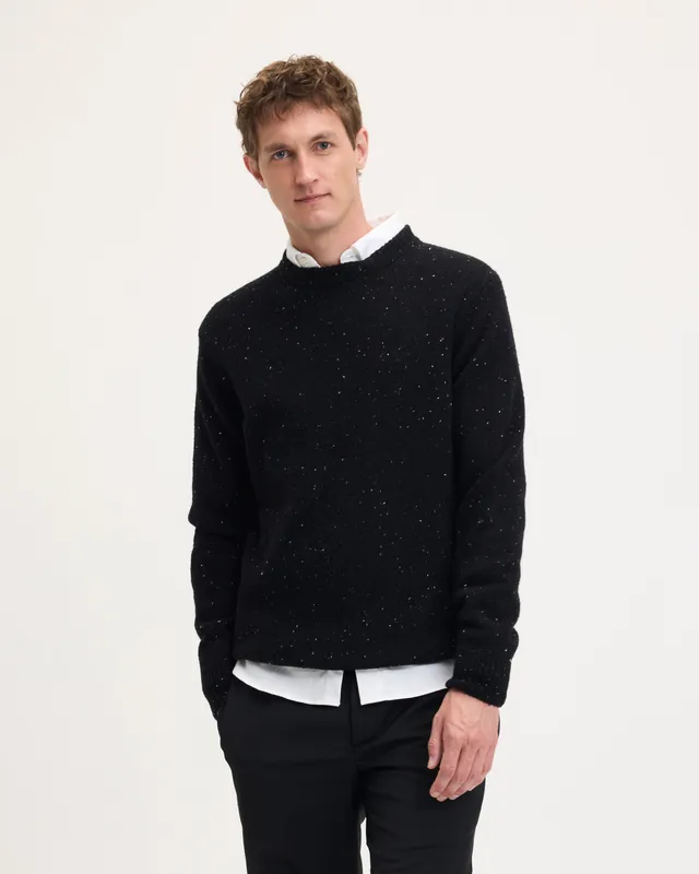 GOODPEOPLE Kookai maglione lana nero in misto lana