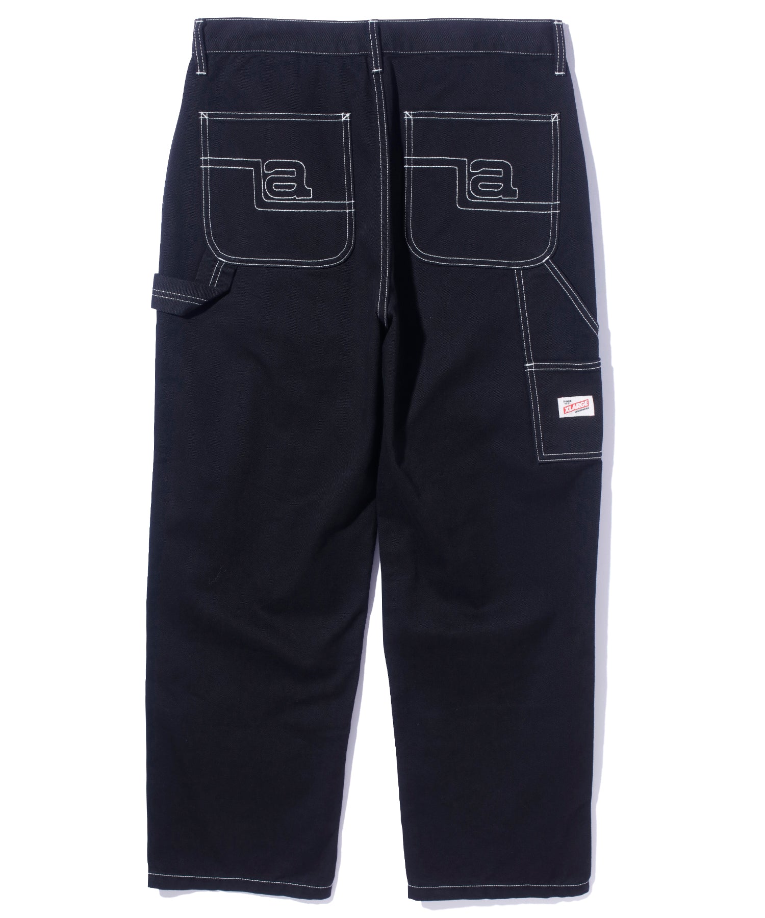 X-Large LA Stitched Painter pantaloni nero