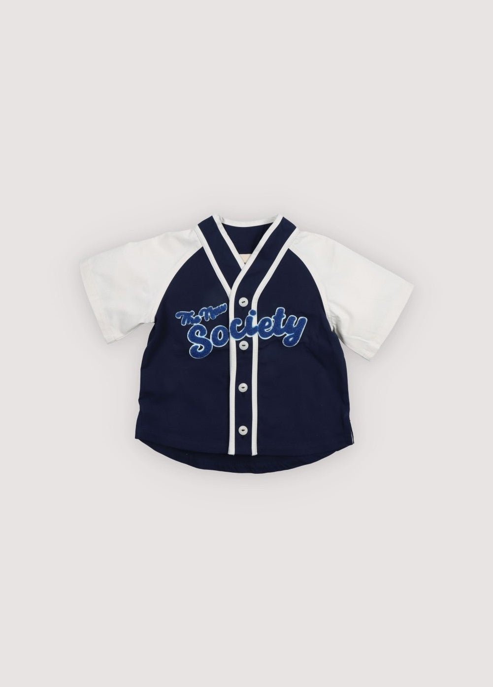 The New Society Gorse camicia baseball cotone