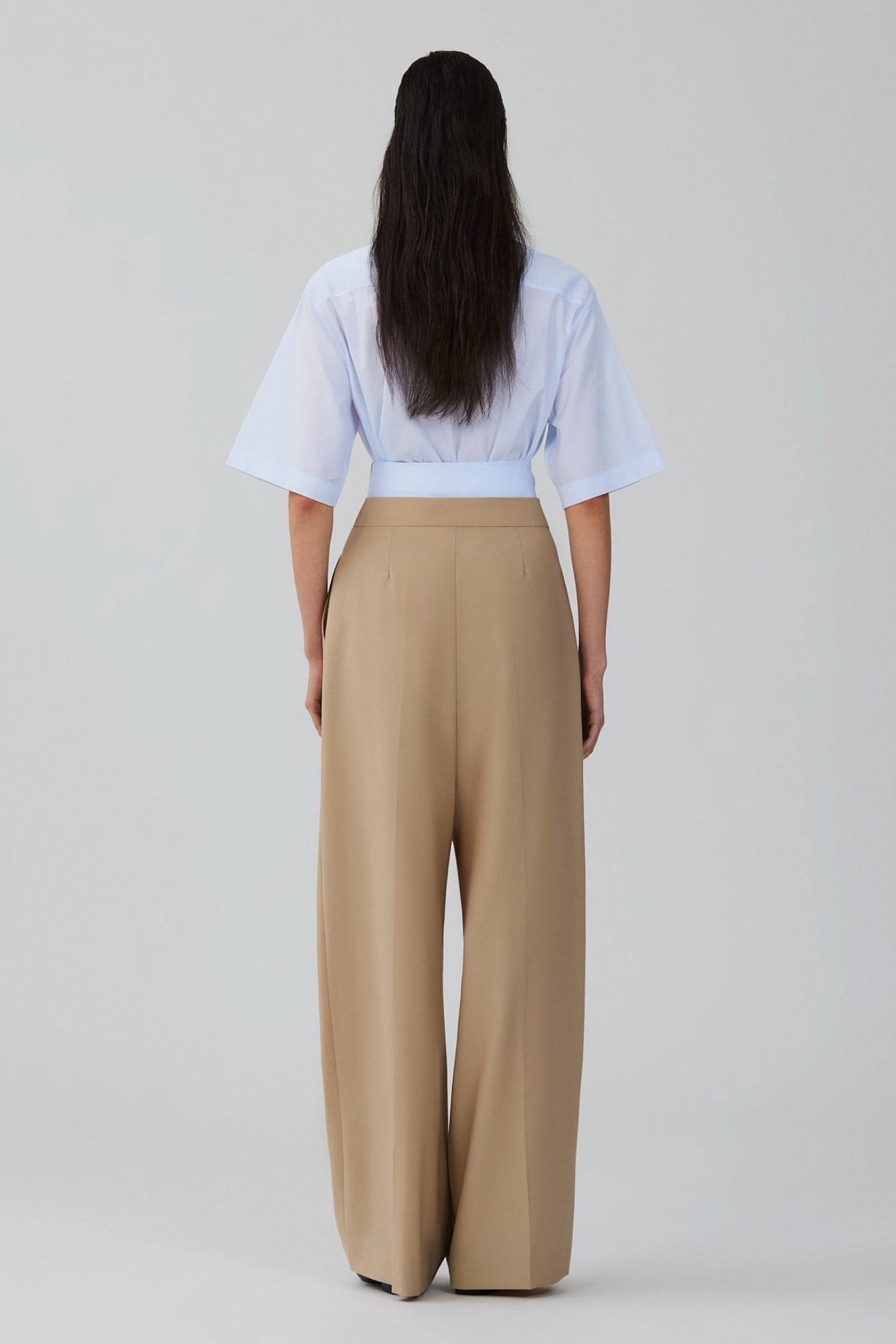 Sa Su Phi Lauren pantaloni cammello 38 in lana