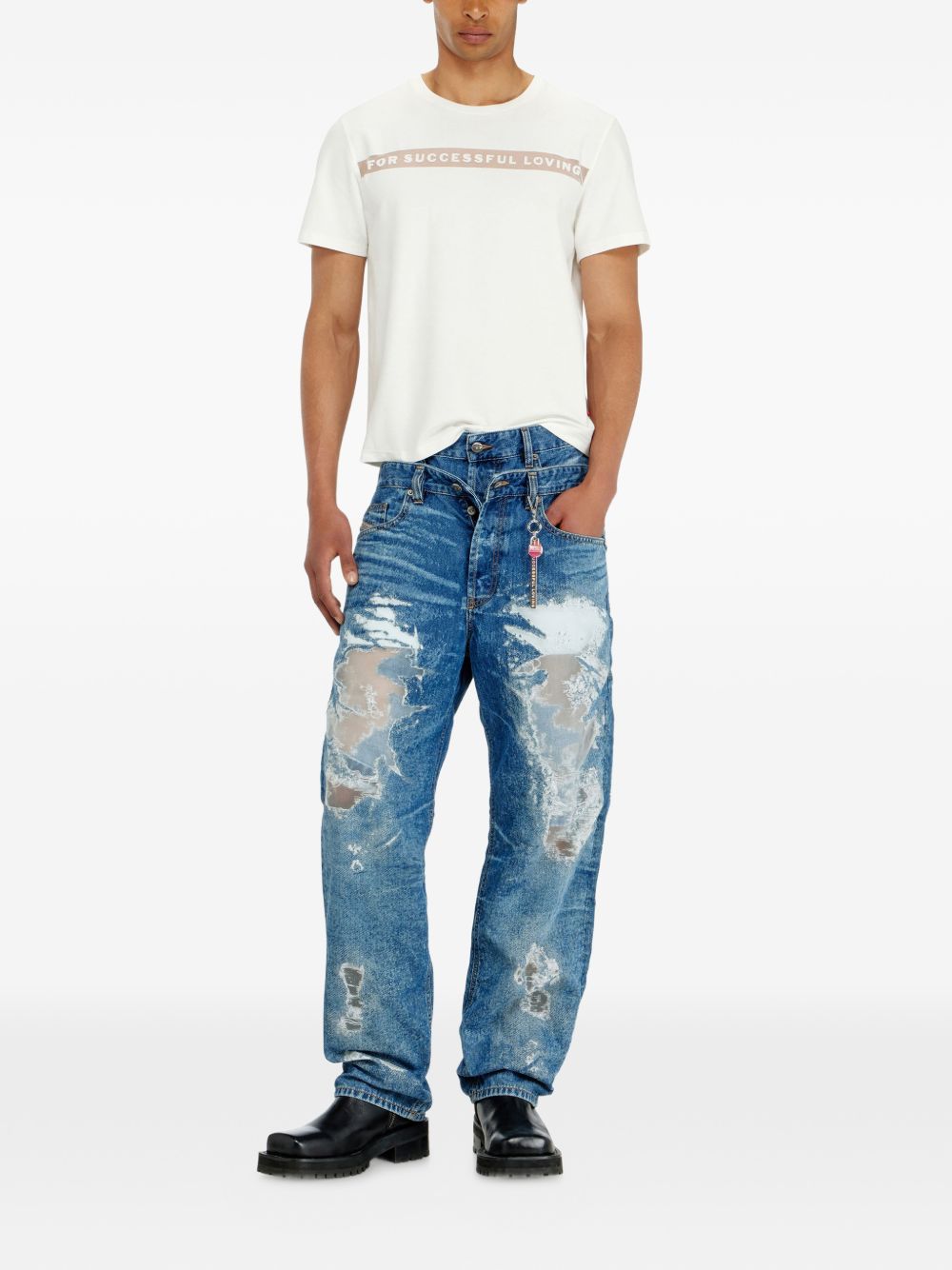 Diesel Capsule P01805 t-shirt bianca unisex