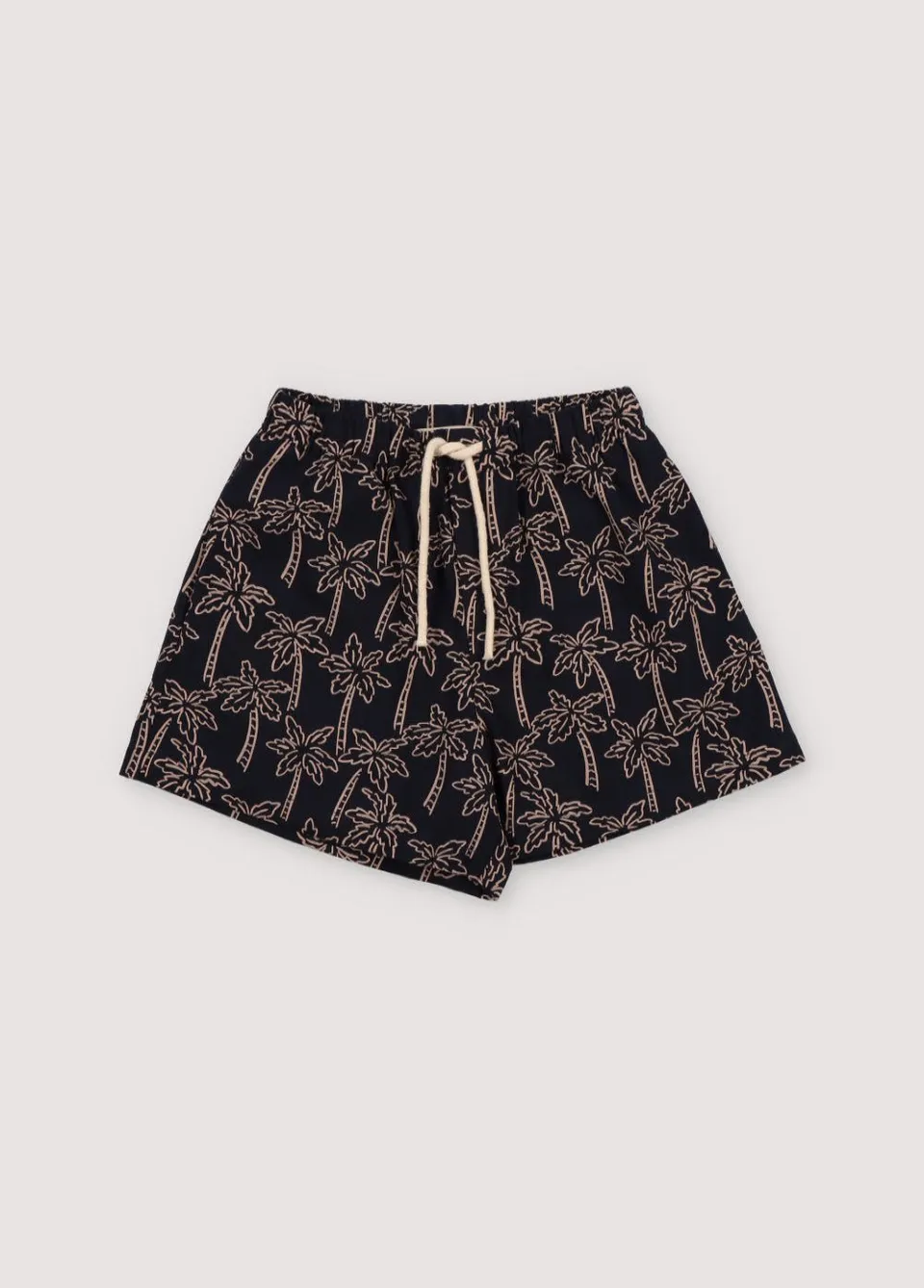 The New Society Ithaki Bermuda bimbi Palms Navy cotone