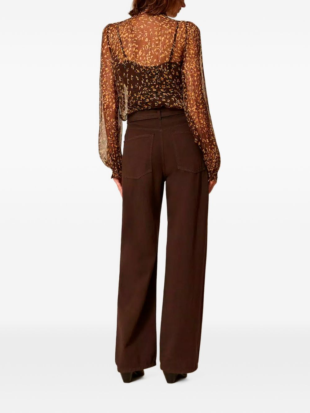 Twinset 262TP2550 Jeans Donna Darkness Brown