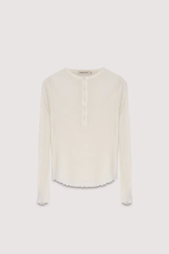 The New Society Enea t-shirt moonlight white 12 anni