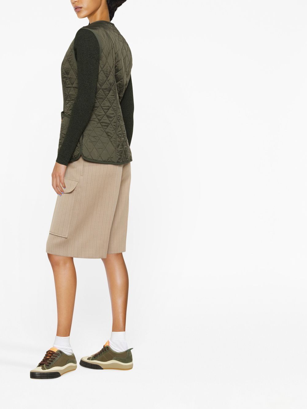 Barbour LLI0003 giubbotto verde dark olive donna