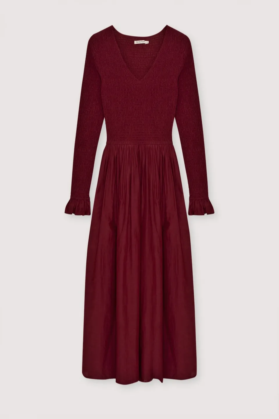 The New Society Luly vestito donna Plum Fantasy seta