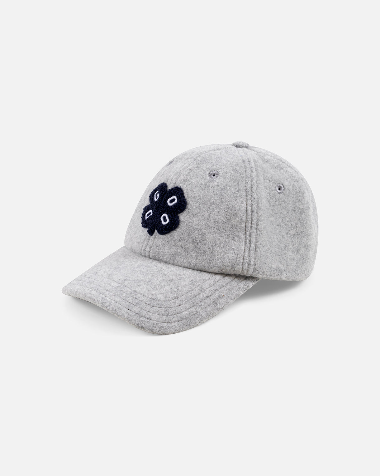 GOODPEOPLE Wool Cap berretto lana grigio melange
