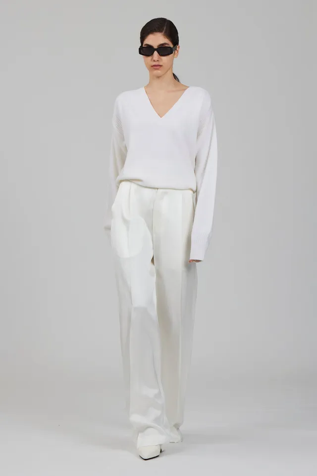 Sa Su Phi Lavinia maglione cashmere scollo a V nero