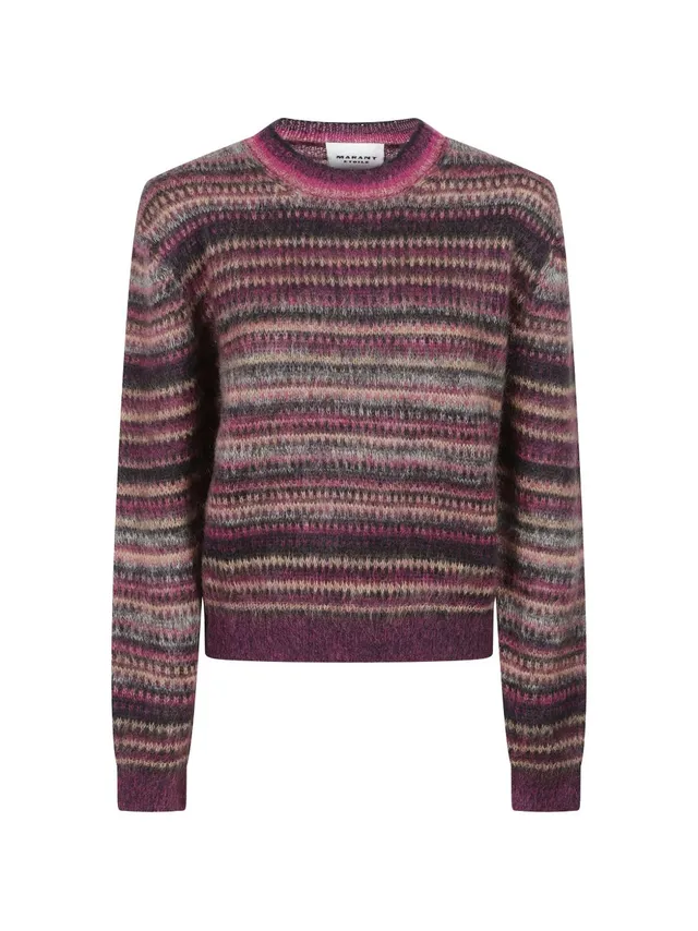 Marant Etoile PU0957FA maglia prugna donna