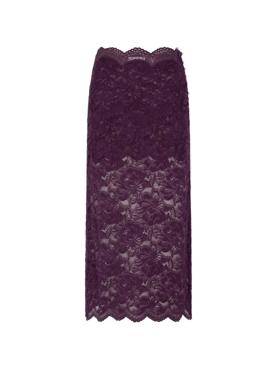 Rabanne 26AJJU598PA0170 gonna corta magenta