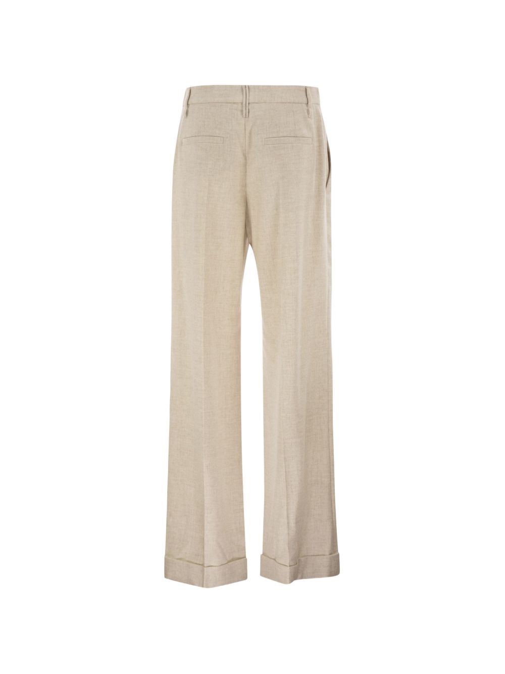 Brunello Cucinelli MB162P8492 pantaloni avorio donna