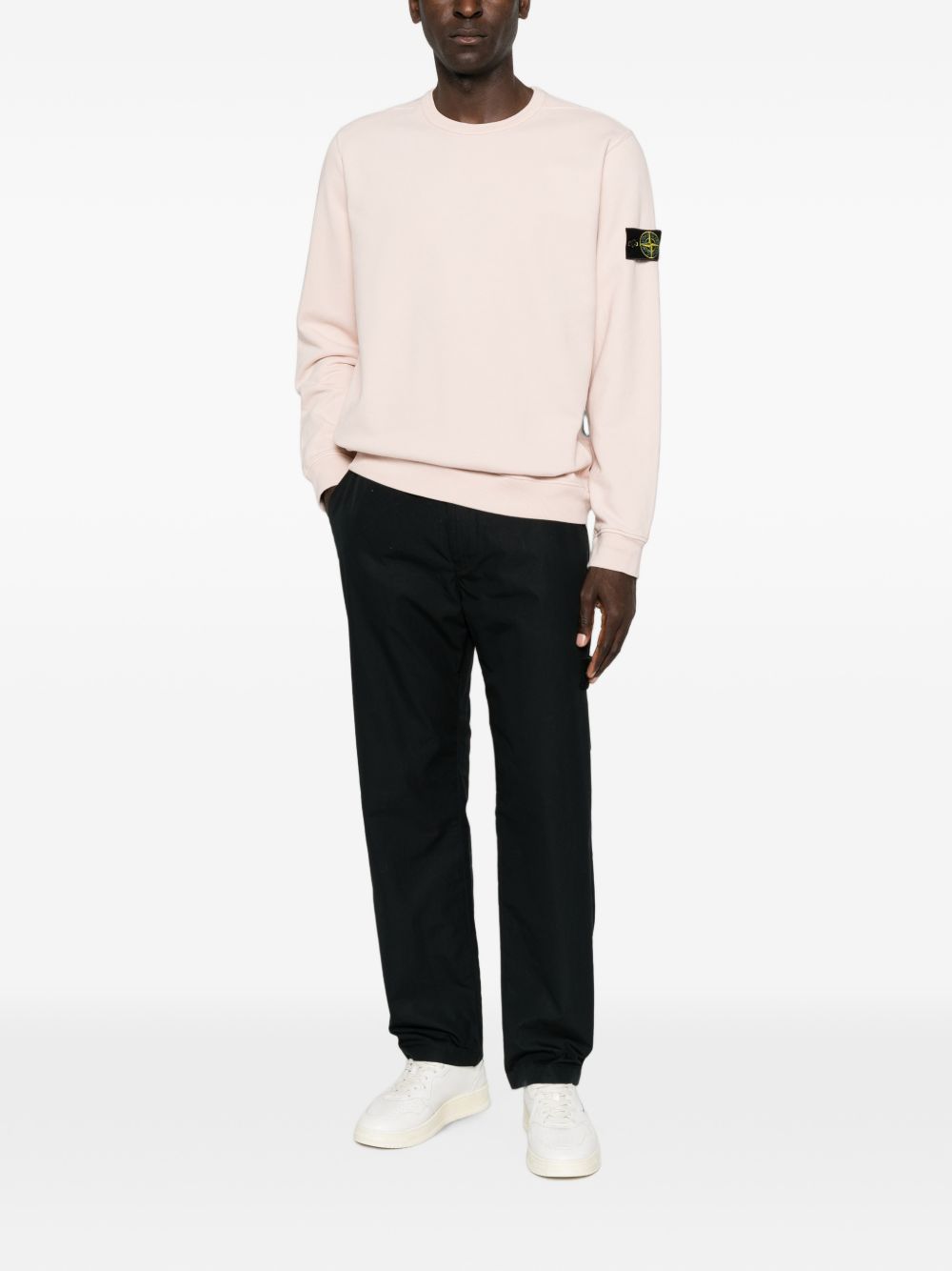 Stone Island L2S156100049 felpa antique rose