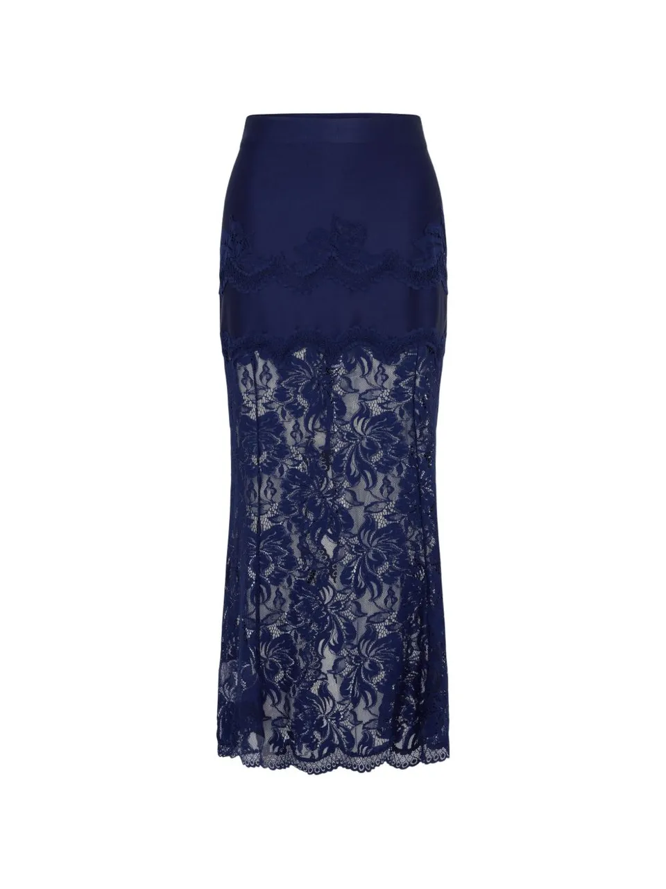 Rabanne 26AJJU021PA0170 gonna corta blu