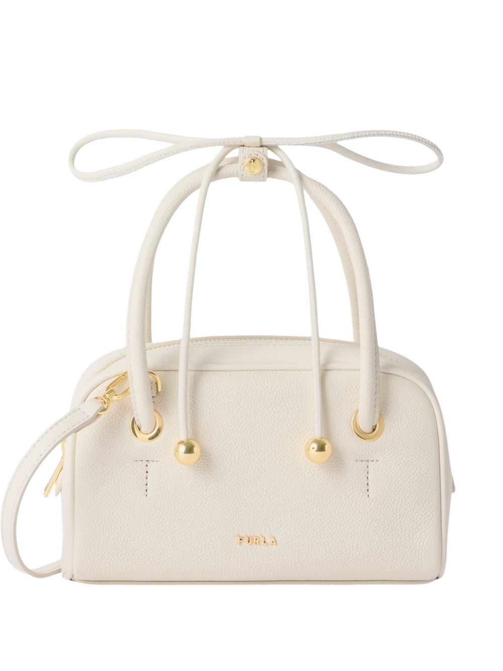 Furla WE00915 borsa a mano bianca con tracolla
