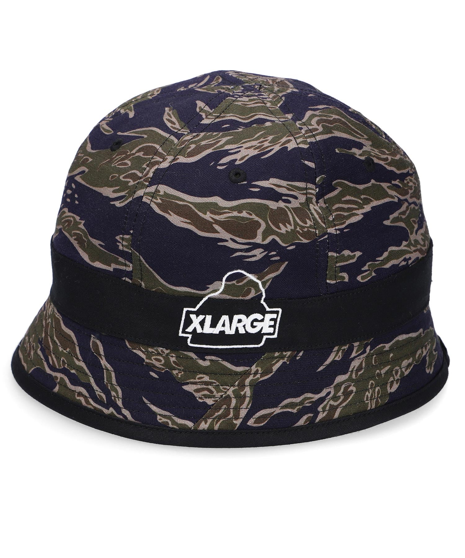 X-Large Camo Bucket cappello beige cotone